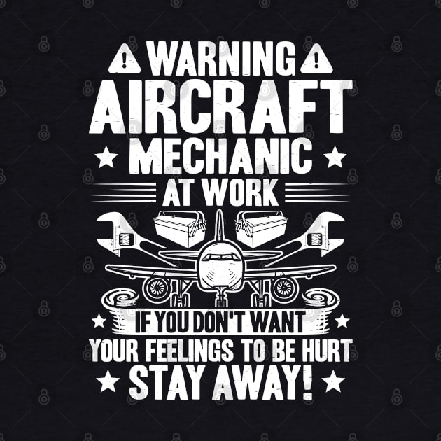 Aircraft Mechanic Aviation Maintenance Technician by Krautshirts